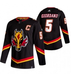 Men Calgary Flames 5 Mark Giordano Black Adidas 2020 21 Reverse Retro Alternate NHL Jersey Men Calgary Flames 5 Mark Giordano Black Adidas 2020 21 Reverse Retro Alternate NHL Jersey