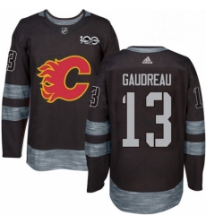 Mens Adidas Calgary Flames 13 Johnny Gaudreau Authentic Black 1917 2017 100th Anniversary NHL Jersey Mens Adidas Calgary Flames 13 Johnny Gaudreau Authentic Black 1917 2017 100th Anniversary NHL Jersey