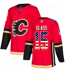 Mens Adidas Calgary Flames 15 Tanner Glass Authentic Red USA Flag Fashion NHL Jersey Mens Adidas Calgary Flames 15 Tanner Glass Authentic Red USA Flag Fashion NHL Jersey