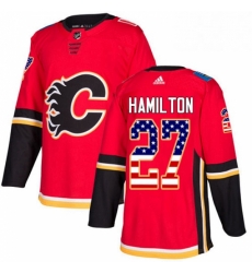Mens Adidas Calgary Flames 27 Dougie Hamilton Authentic Red USA Flag Fashion NHL Jersey Mens Adidas Calgary Flames 27 Dougie Hamilton Authentic Red USA Flag Fashion NHL Jersey