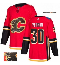 Mens Adidas Calgary Flames 30 Mike Vernon Authentic Red Fashion Gold NHL Jersey Mens Adidas Calgary Flames 30 Mike Vernon Authentic Red Fashion Gold NHL Jersey