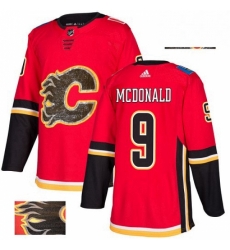 Mens Adidas Calgary Flames 9 Lanny McDonald Authentic Red Fashion Gold NHL Jersey Mens Adidas Calgary Flames 9 Lanny McDonald Authentic Red Fashion Gold NHL Jersey