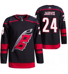 Men Carolina Hurricanes 24 Seth Jarvis Black Stitched Jersey Men Carolina Hurricanes 24 Seth Jarvis Black Stitched Jersey
