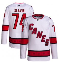 Men Carolina Hurricanes Jaccob Slavin 74 White Adidas Reverse Retro Jersey Men Carolina Hurricanes Jaccob Slavin 74 White Adidas Reverse Retro Jersey