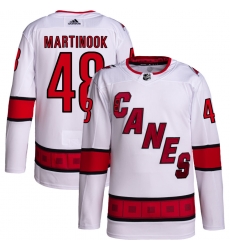 Men Carolina Hurricanes Jordan Martinook 48 White Adidas Reverse Retro Jersey Men Carolina Hurricanes Jordan Martinook 48 White Adidas Reverse Retro Jersey