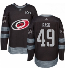 Mens Adidas Carolina Hurricanes 49 Victor Rask Premier Black 1917 2017 100th Anniversary NHL Jersey Mens Adidas Carolina Hurricanes 49 Victor Rask Premier Black 1917 2017 100th Anniversary NHL Jersey