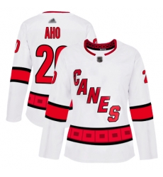 Women Hurricanes 20 Sebastian Aho White Road Authentic Stitched Hockey Jersey Women Hurricanes 20 Sebastian Aho White Road Authentic Stitched Hockey Jersey