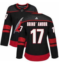 Womens Adidas Carolina Hurricanes 17 Rod BrindAmour Premier Black Alternate NHL Jerse Womens Adidas Carolina Hurricanes 17 Rod BrindAmour Premier Black Alternate NHL Jerse