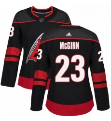 Womens Adidas Carolina Hurricanes 23 Brock McGinn Premier Black Alternate NHL Jersey Womens Adidas Carolina Hurricanes 23 Brock McGinn Premier Black Alternate NHL Jersey