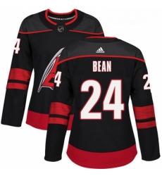 Womens Adidas Carolina Hurricanes 24 Jake Bean Authentic Black Alternate NHL Jersey Womens Adidas Carolina Hurricanes 24 Jake Bean Authentic Black Alternate NHL Jersey
