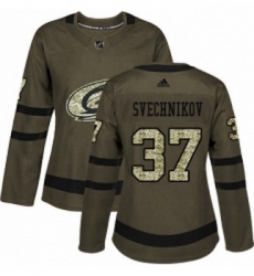 Womens Adidas Carolina Hurricanes 37 Andrei Svechnikov Authentic Green Salute to Service NHL Jersey Womens Adidas Carolina Hurricanes 37 Andrei Svechnikov Authentic Green Salute to Service NHL Jersey