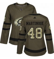Womens Adidas Carolina Hurricanes 48 Jordan Martinook Authentic Green Salute to Service NHL Jersey Womens Adidas Carolina Hurricanes 48 Jordan Martinook Authentic Green Salute to Service NHL Jersey
