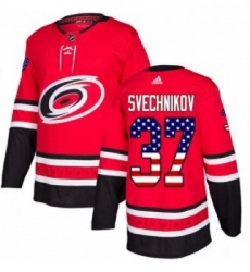 Youth Adidas Carolina Hurricanes 37 Andrei Svechnikov Authentic Red USA Flag Fashion NHL Jersey Youth Adidas Carolina Hurricanes 37 Andrei Svechnikov Authentic Red USA Flag Fashion NHL Jersey