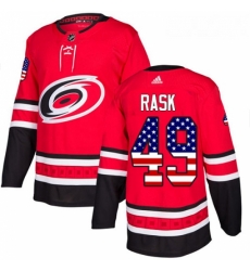 Youth Adidas Carolina Hurricanes 49 Victor Rask Authentic Red USA Flag Fashion NHL Jersey Youth Adidas Carolina Hurricanes 49 Victor Rask Authentic Red USA Flag Fashion NHL Jersey