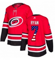 Youth Adidas Carolina Hurricanes 7 Derek Ryan Authentic Red USA Flag Fashion NHL Jersey Youth Adidas Carolina Hurricanes 7 Derek Ryan Authentic Red USA Flag Fashion NHL Jersey