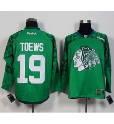 Blackhawks #19 Jonathan Toews Green St Patricks Day New Stitched NHL Jersey Blackhawks #19 Jonathan Toews Green St Patricks Day New Stitched NHL Jersey