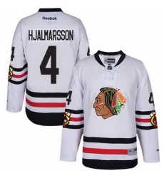 Blackhawks #4 Niklas Hjalmarsson White 2017 Winter Classic Stitched NHL Jersey Blackhawks #4 Niklas Hjalmarsson White 2017 Winter Classic Stitched NHL Jersey