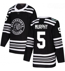 Blackhawks #5 Connor Murphy Black Authentic 2019 Winter Classic Stitched Hockey Jersey Blackhawks #5 Connor Murphy Black Authentic 2019 Winter Classic Stitched Hockey Jersey