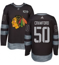 Blackhawks #50 Corey Crawford Black 1917 2017 100th Anniversary Stitched NHL Jersey Blackhawks #50 Corey Crawford Black 1917 2017 100th Anniversary Stitched NHL Jersey