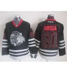 Blackhawks #81 Marian Hossa New Black Ice Stitched NHL Jersey Blackhawks #81 Marian Hossa New Black Ice Stitched NHL Jersey