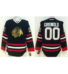 Chicago Blackhawks #00 Clark Griswold Black Stitched NHL Jersey Chicago Blackhawks #00 Clark Griswold Black Stitched NHL Jersey