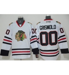 Chicago Blackhawks #00 Clark Griswold White CCM Throwback Stitched NHL Jersey Chicago Blackhawks #00 Clark Griswold White CCM Throwback Stitched NHL Jersey