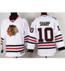 Chicago Blackhawks 10 Patrick Sharp White NHL Hockey Jersey Chicago Blackhawks 10 Patrick Sharp White NHL Hockey Jersey