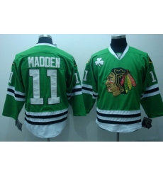 Chicago Blackhawks 11 John Madden Green Jerseys Chicago Blackhawks 11 John Madden Green Jerseys