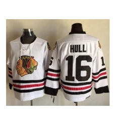 Chicago Blackhawks #16 Bobby Hull White CCM Throwback Stitched NHL Jersey Chicago Blackhawks #16 Bobby Hull White CCM Throwback Stitched NHL Jersey