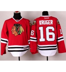 Chicago Blackhawks 16 Marcus Kruger Red NHL Jerseys Chicago Blackhawks 16 Marcus Kruger Red NHL Jerseys