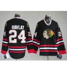 Chicago Blackhawks #24 Martin Havlat Black hockey Jersey Chicago Blackhawks #24 Martin Havlat Black hockey Jersey