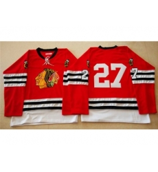 Chicago Blackhawks #27 Johnny Oduya Red Mitchell And Ness 1960-61 Stitched NHL Jersey Chicago Blackhawks #27 Johnny Oduya Red Mitchell And Ness 1960-61 Stitched NHL Jersey