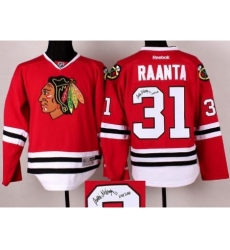 Chicago Blackhawks 31 Antti Raanta Red Signed NHL Hockey Jerseys Chicago Blackhawks 31 Antti Raanta Red Signed NHL Hockey Jerseys