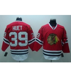 Chicago Blackhawks 39 HUET jersey red Chicago Blackhawks 39 HUET jersey red