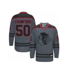 Chicago Blackhawks #50 Corey Crawford Charcoal Cross Check Fashion Stitched NHL Jersey Chicago Blackhawks #50 Corey Crawford Charcoal Cross Check Fashion Stitched NHL Jersey
