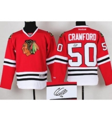Chicago Blackhawks 50 Corey Crawford Red Signed Jerseys Chicago Blackhawks 50 Corey Crawford Red Signed Jerseys