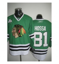 Chicago Blackhawks 81 Marian Hossa Green Jersey Chicago Blackhawks 81 Marian Hossa Green Jersey