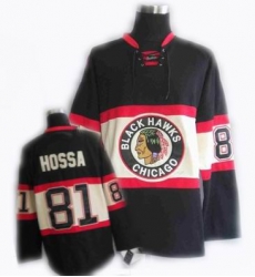 Chicago Blackhawks #81 Marian Hossa NEW Third jersey black Chicago Blackhawks #81 Marian Hossa NEW Third jersey black