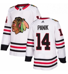 Mens Adidas Chicago Blackhawks 14 Richard Panik Authentic White Away NHL Jersey Mens Adidas Chicago Blackhawks 14 Richard Panik Authentic White Away NHL Jersey