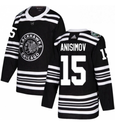Mens Adidas Chicago Blackhawks 15 Artem Anisimov Authentic Black 2019 Winter Classic NHL Jersey Mens Adidas Chicago Blackhawks 15 Artem Anisimov Authentic Black 2019 Winter Classic NHL Jersey