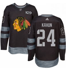 Mens Adidas Chicago Blackhawks 24 Dominik Kahun Black 1917 2017 100th Anniversary Stitched NHL Jersey Mens Adidas Chicago Blackhawks 24 Dominik Kahun Black 1917 2017 100th Anniversary Stitched NHL Jersey