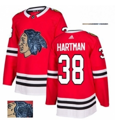 Mens Adidas Chicago Blackhawks 38 Ryan Hartman Authentic Red Fashion Gold NHL Jersey Mens Adidas Chicago Blackhawks 38 Ryan Hartman Authentic Red Fashion Gold NHL Jersey
