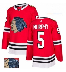 Mens Adidas Chicago Blackhawks 5 Connor Murphy Authentic Red Fashion Gold NHL Jersey Mens Adidas Chicago Blackhawks 5 Connor Murphy Authentic Red Fashion Gold NHL Jersey