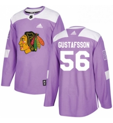 Mens Adidas Chicago Blackhawks 56 Erik Gustafsson Authentic Purple Fights Cancer Practice NHL Jersey Mens Adidas Chicago Blackhawks 56 Erik Gustafsson Authentic Purple Fights Cancer Practice NHL Jersey