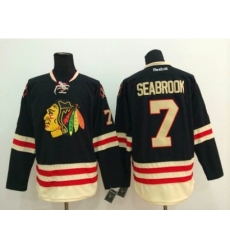 NHL chicago blackhawks #7 Brent Seabrook black jerseys(2015 new classic) NHL chicago blackhawks #7 Brent Seabrook black jerseys(2015 new classic)