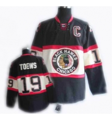 RBK Chicago Blackhawks New Third jerseys #19 TOEWS black RBK Chicago Blackhawks New Third jerseys #19 TOEWS black