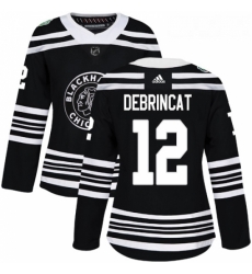 Womens Adidas Chicago Blackhawks 12 Alex DeBrincat Authentic Black 2019 Winter Classic NHL Jersey Womens Adidas Chicago Blackhawks 12 Alex DeBrincat Authentic Black 2019 Winter Classic NHL Jersey