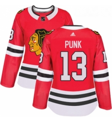 Womens Adidas Chicago Blackhawks 13 CM Punk Authentic Red Home NHL Jersey Womens Adidas Chicago Blackhawks 13 CM Punk Authentic Red Home NHL Jersey