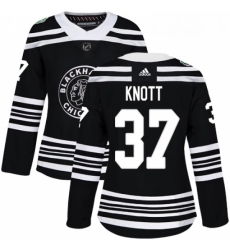 Womens Adidas Chicago Blackhawks 37 Graham Knott Authentic Black 2019 Winter Classic NHL Jersey Womens Adidas Chicago Blackhawks 37 Graham Knott Authentic Black 2019 Winter Classic NHL Jersey