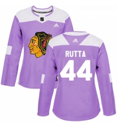 Womens Adidas Chicago Blackhawks 44 Jan Rutta Authentic Purple Fights Cancer Practice NHL Jersey Womens Adidas Chicago Blackhawks 44 Jan Rutta Authentic Purple Fights Cancer Practice NHL Jersey